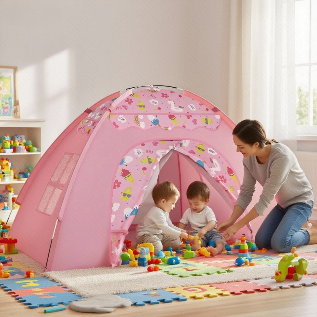 Creating a Dreamy Childhood: Unicorn-Themed Pink Princess Tent, Your Child’s Own Play Haven