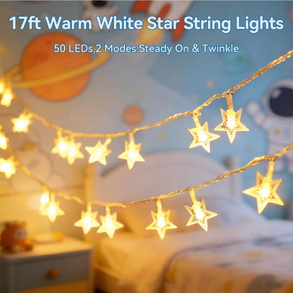 Kids Play Tent, Space Theme Tent with Star String Lights, 70" x 45" x 43" Blue Foldable Playhouse for Boys and Girls, Extra Large House for Imaginative Play,Tunnel Port